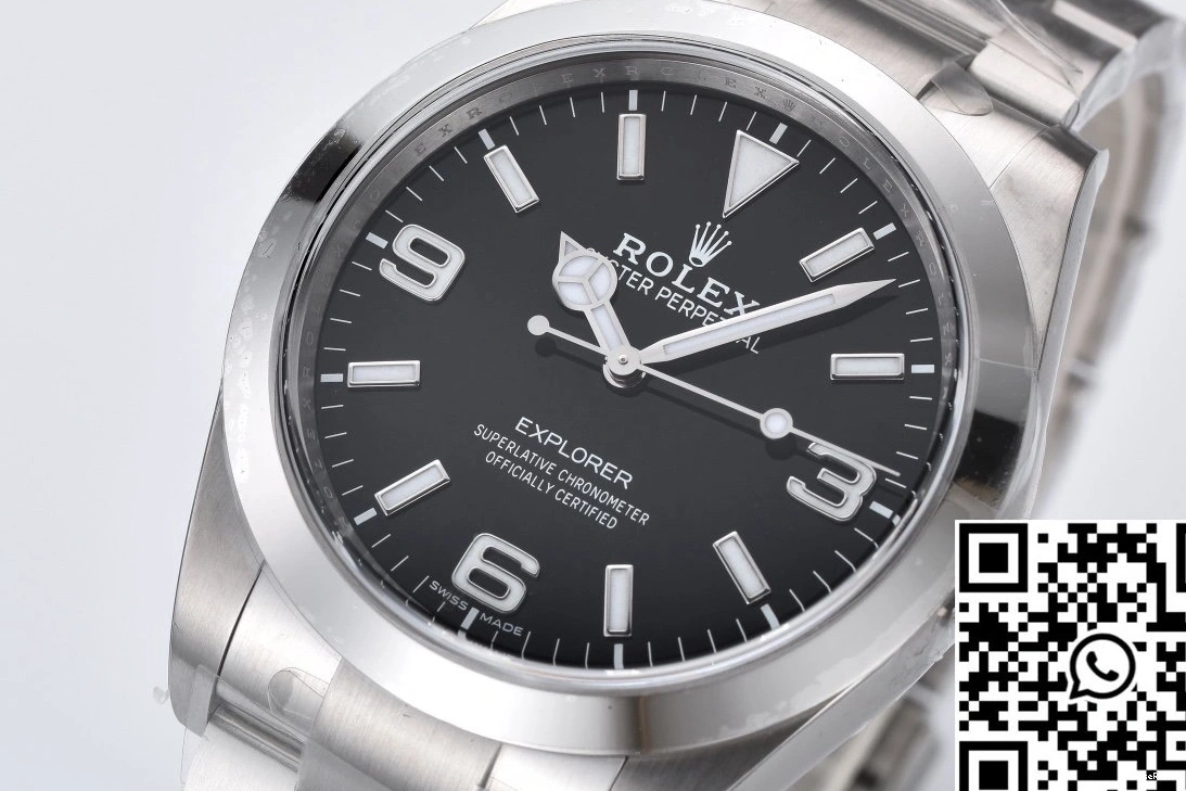 Rolex Factory Perpetual Black Oyster 39mm Clean Dial 214270 Explorer 0515